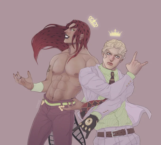 here's also "shirtless" Diavolo for you horny people + two other versions 