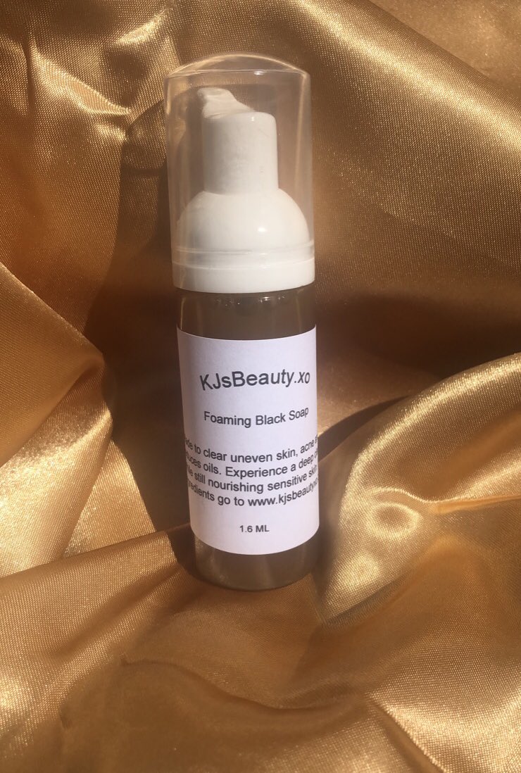 Some of my favorite products! (From left to right)

Glow Facial Serum, Rose Clay Bath Bomb, Turmeric Lip Scrub &amp; Pure Foaming Black Soap!

Ready and available for purchase on kjsbeautyxo.com 🌿