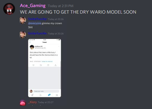 DailyFnaw's tweet photo. dry wario is coming back :poggers: https://t.co/7jVBdnuF1Y