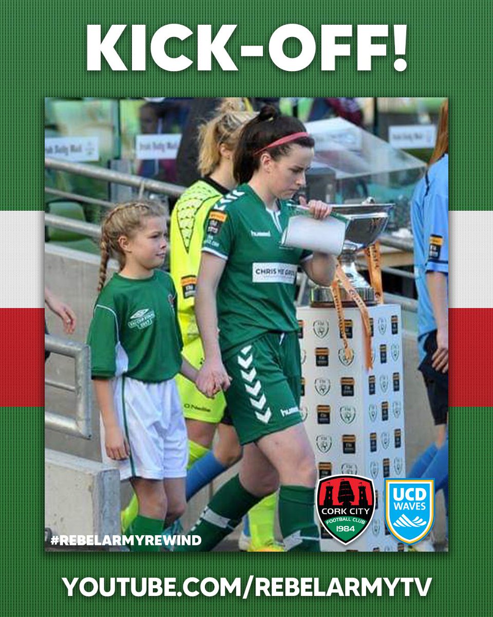 CorkCityFCWomen's tweet photo. KICK-OFF | Underway in the 2017 Women's FAI Cup Final! 

Watch along: https://t.co/keABTJB3v4

#CCFC84 | #RebelArmyRewind https://t.co/QSOdVZ8j5F