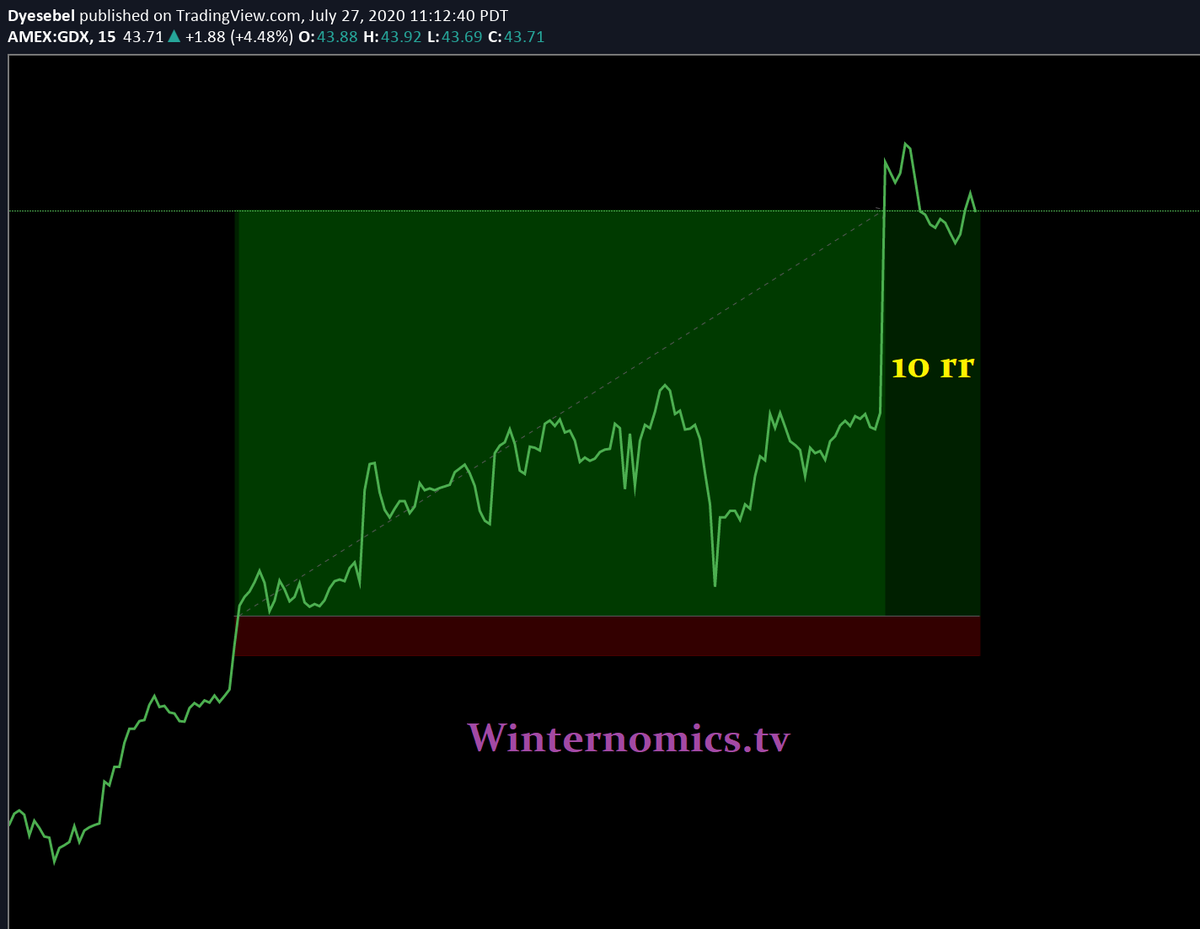 Sooooo.....have you guys tuned in yet?!? Cuz if not...then you're missing out...10 RR 🙏😊 #winternomicstv #twitch #kazonomics #trading #trader #robinhood #gdx #nebula3 #badbchsklub