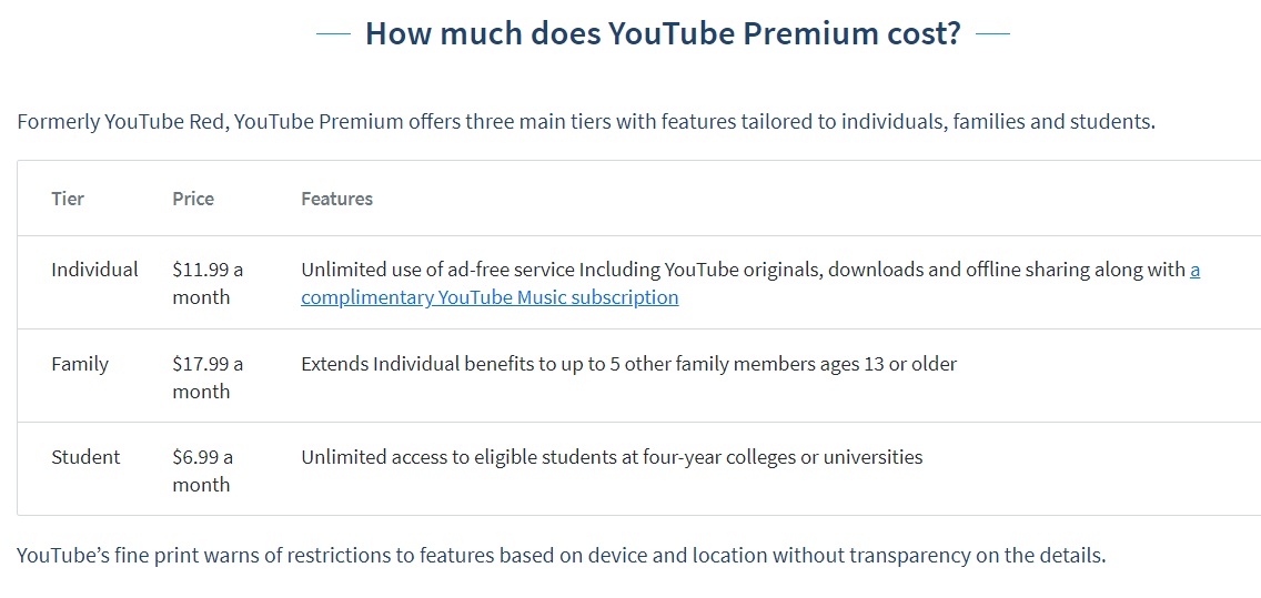There are also other offers for students and for family that would be cheaper if you think about a long term commitment.PS:DON'T FORGET TO CANCEL YOUR SUBSCRIPTION OR YOU'LL NEED TO PAY FOR THE 2ND MONTH!!