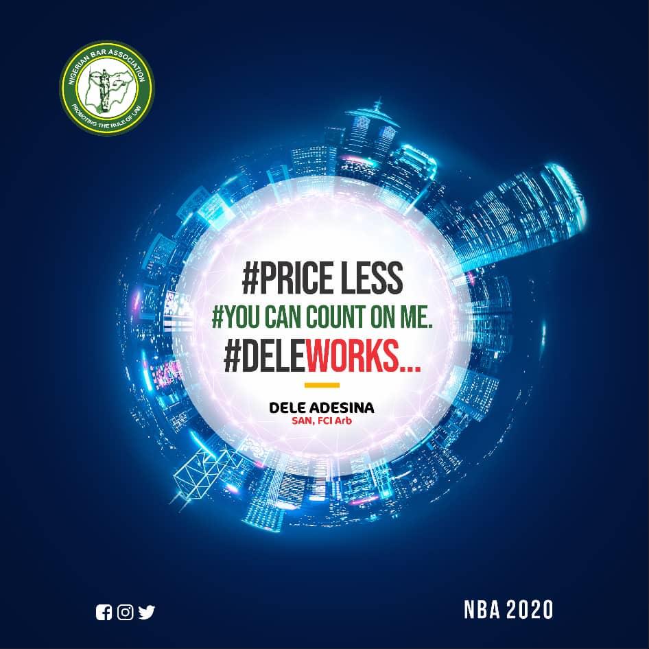 Reputation is the first thing to put into consideration when picking a candidate to vote for. Does your candidate have good recommendations? Is he endorsed by reliable persons? If you haven’t decided, I’ll recommend @deleadesinasan. #SecuretheFuture #nbadecides2020 <a href="/BolanleCole/">Olóyè T.D Esq</a>