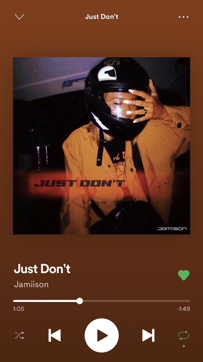 Check out my new release ‘Just Don’t” now available on all streaming platforms 

open.spotify.com/track/6bC3fkd7…