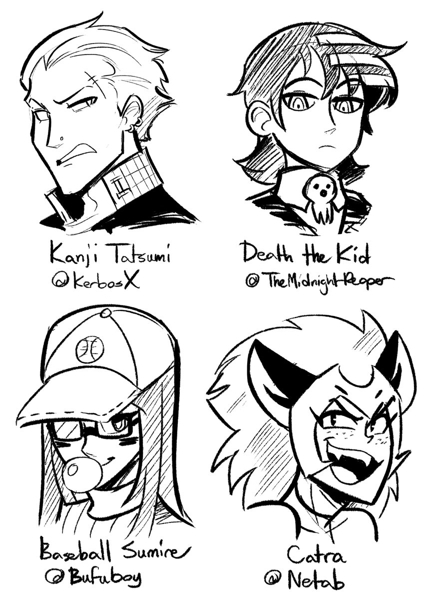 Some misc patreon headshots for the month (1/2) 