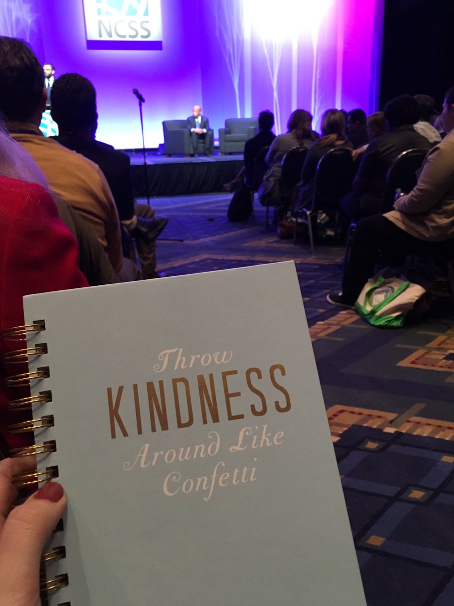 Ms_LKatz's tweet photo. I’ll never forget hearing Rep. John Lewis speak at the 2016 NCSS. He spoke of the power of hope and importance to teach our students that they are the change for our future. We must honor his legacy but working toward a better future. ❤️ https://t.co/DbcrFUM3IM