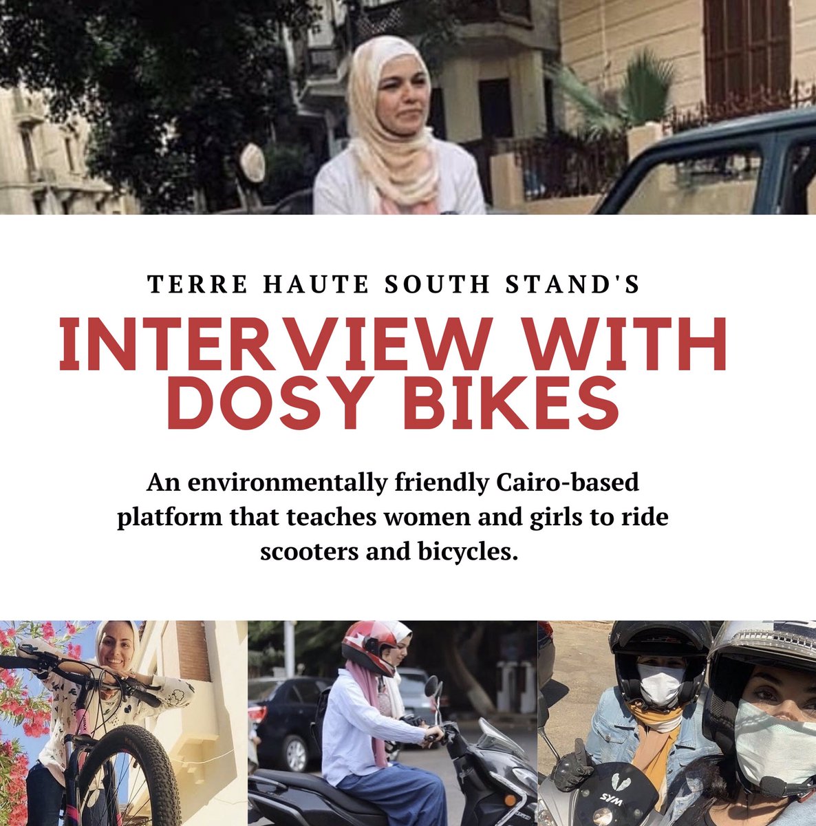 StandThs's tweet photo. Today STAND leaders had an interview with Meena Farouk from Dosy Bikes. We talked about Dosy’s empowerment of women and its positive impact on the environment. Check out all the details on our Instagram! https://t.co/FZlMRpvD3L