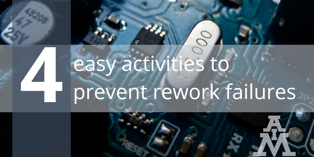 AIM_Solder's tweet photo. 4 easy activities that process engineers should do to prevent rework chemistry-related field failures. Find out here: https://t.co/forDlfgBgW #engineers #process #solderpaste #SMT #PCB #pcbassembly #rework #electronicassembly #AIMSolder #manufacturing #manufacturer https://t.co/tyolIM9gT6