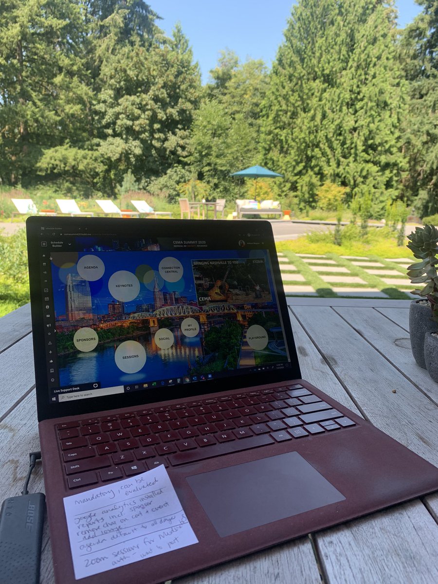 Supporting <a href="/cemaonline/">CEMA</a> with #cemasummit2020 rocking #VirtualEvents for the first time!  Wishing we were in person but sending a #cemavirtualhug 💜