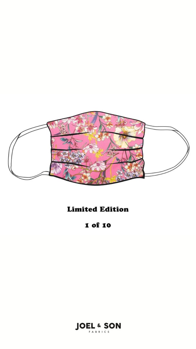 JandSFabrics's tweet photo. Face masks don’t have to be boring! Pre-order your limited edition #joelandsonfabrics mask online now. Made in Italy and hand assembled in London. 

Click the link to pre-order: 

https://t.co/lOTHzLlXWG

#facemask https://t.co/cJVyjIgIbK