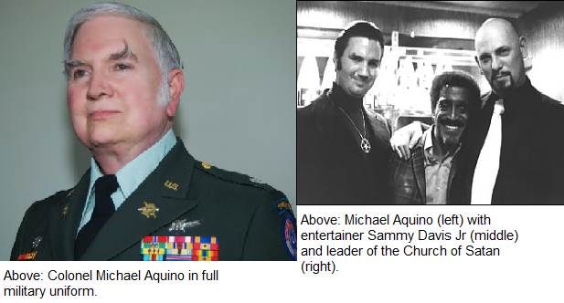 Michael A. Aquino, U.S. Army officer and founder of the Temple of Set. In 1968 he joined the army as a specialist in psychological warfare. The next year he joined the Church of Satan.