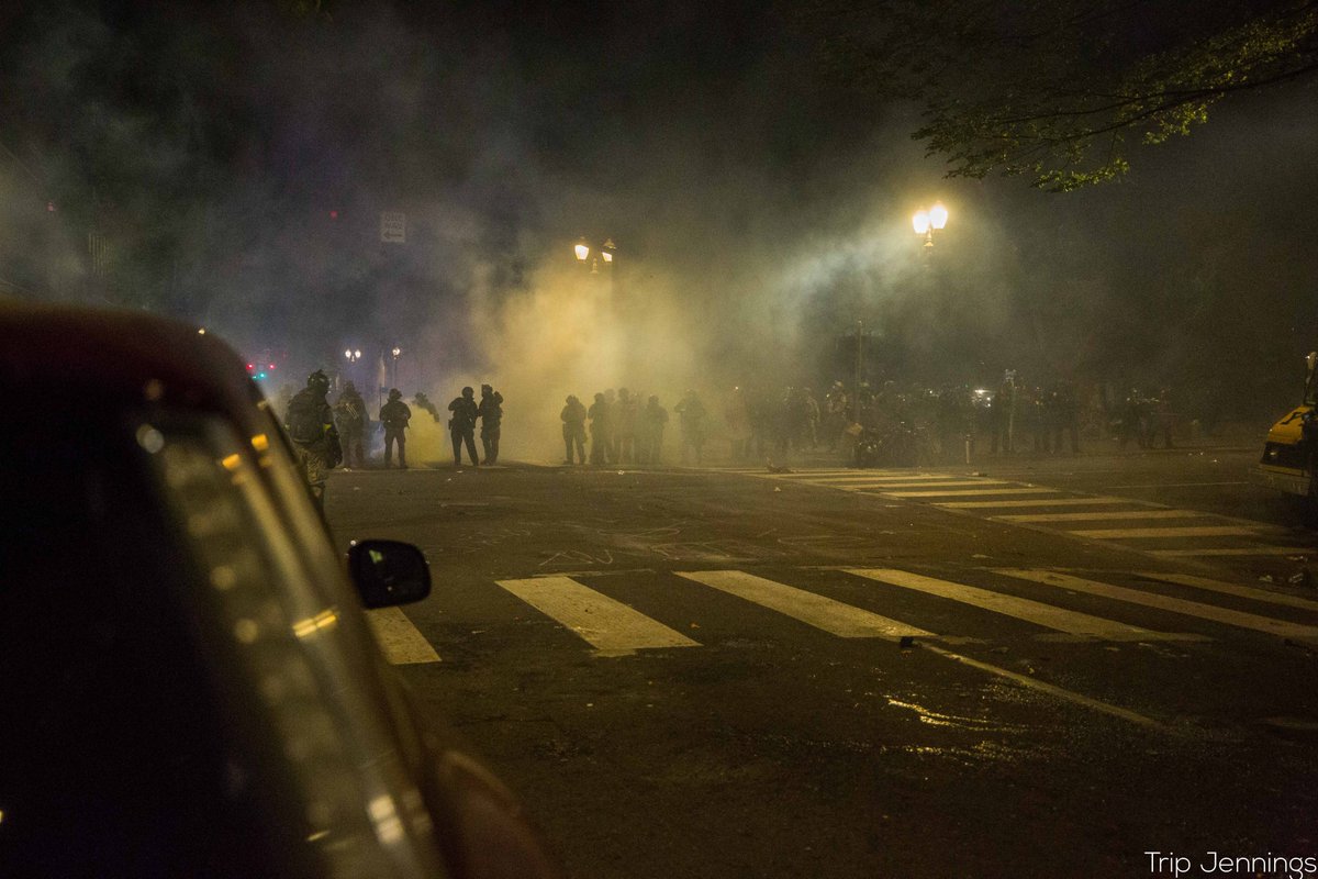 Federal agents shot me in the face last night. Federal agents shot me in the face last night while I was covering the Black Lives Matter protests in Portland. It should be clear to everyone by now that BIPOC face a higher risk of violence by police than I do. Story in comments.