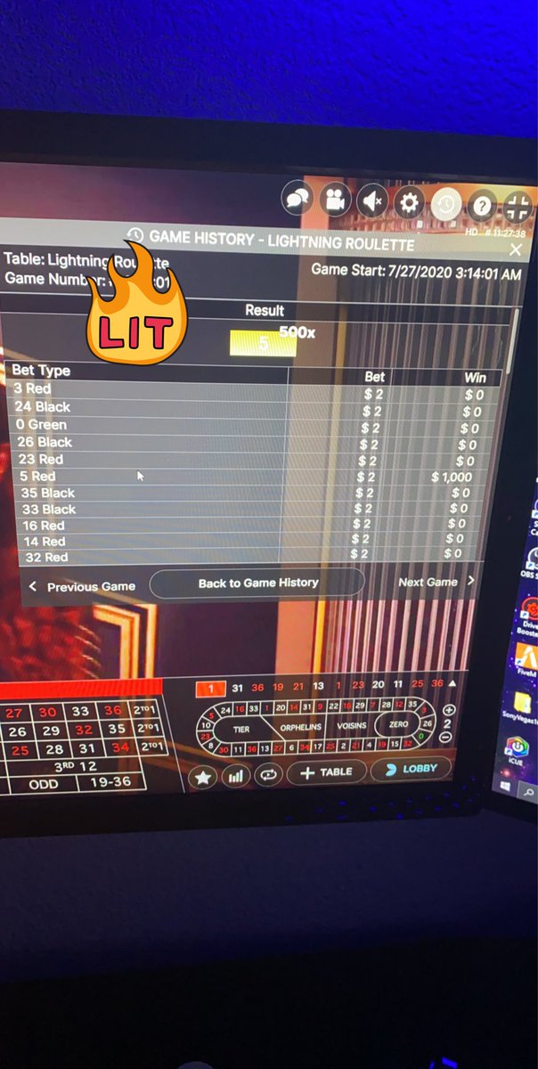 Moo23Muhaj's tweet photo. Big lightning roulette wins at 3 am last night 500x https://t.co/UtLCg28j26