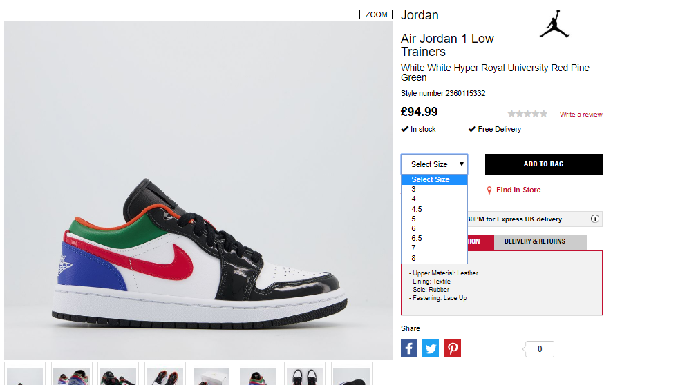 sneaks up air jordan 1 low