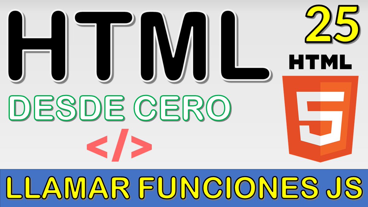 UskoKruM2010's tweet image. CURSO HTML - 25. Llamar Funciones JavaScript Usando Hipervínculos youtu.be/rcGUrKNcs90 a través de @YouTube 

#HTML #HTML5 #cursoHTML #tutorialHTML #aprendeHTML