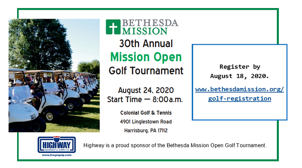 HwyEquip's tweet photo. Golf with a Mission and #inspirehope! Register by August 18 for the Bethesda Mission's 30th Annual Mission Open Golf Tournament.
https://t.co/DmHwCsJANH https://t.co/zuswKIn0Qo