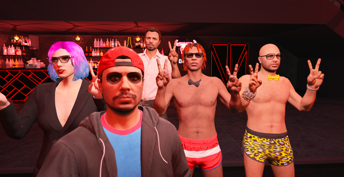 lifetimerp's tweet photo. LifetimeRP is pleased to announce the opening of the first BBC's LGBTQ+ Nightclub. Enjoy the all male revue and a nice cold drink. Dont forget to tip the dancers! #SeriousRP #LifetimeRP #FiveMRoleplay https://t.co/GZNylW3SMg