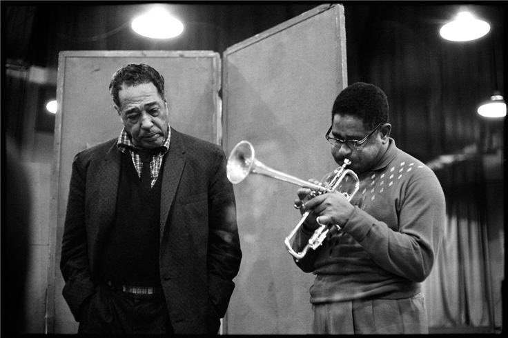 Duke Ellington and Dizzy Gillespie, New York City 1959. JAZZ101