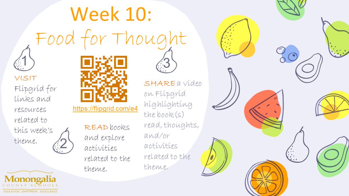 MCS_reads's tweet photo. Today begins week 10 of Summer Sizzler, Food for Thought.  Listen to the delicious book recommendations for this week's theme at https://t.co/3rYEX8xhXG 
#mcssummersizzler
#whatareyoureading https://t.co/MkL6gHzCcg
