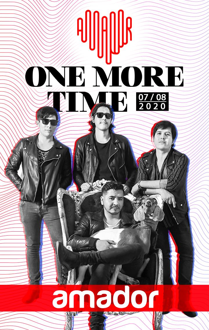 07/08/20. Estreno del vídeo oficial de One More Time por nuestro canal de #Youtube youtube.com/channel/UCV6UN… #FelizLunes