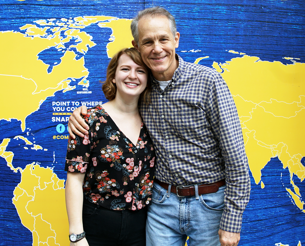 Jim and Emily Walton smiling