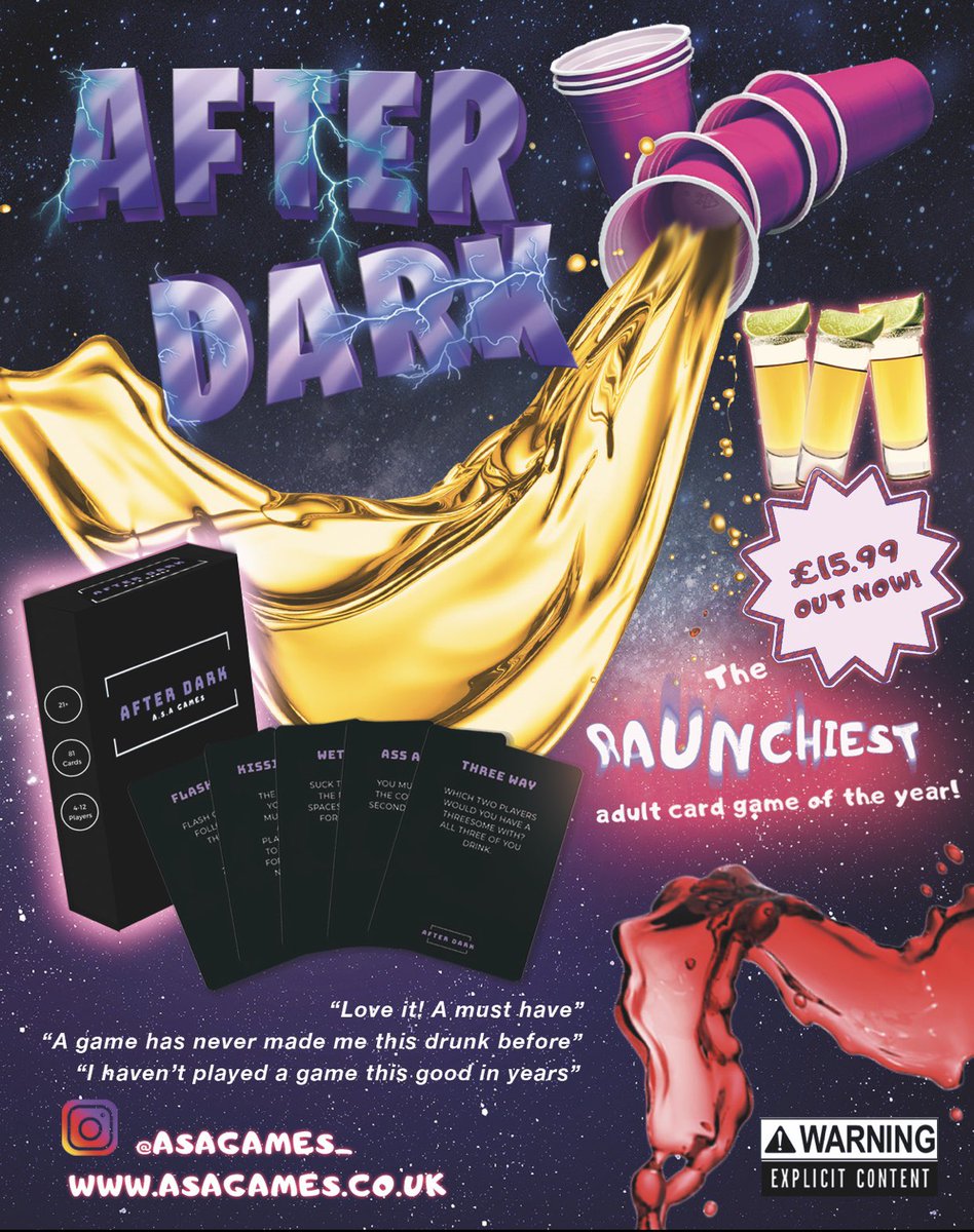 ASAGAMES_'s tweet photo. OUT NOW!!! Don’t miss out ! Link in our bio.   #AfterDark #ASAGAMES https://t.co/8C5gKRz8CJ