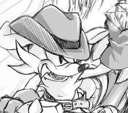 SniperHooligan's tweet photo. "All I gotta say is one thing 

Unlike you blokes. I've taken down Sonic. More than once~."

He gives a wink, holding up his trusty gun. https://t.co/6w1tmeFqpb