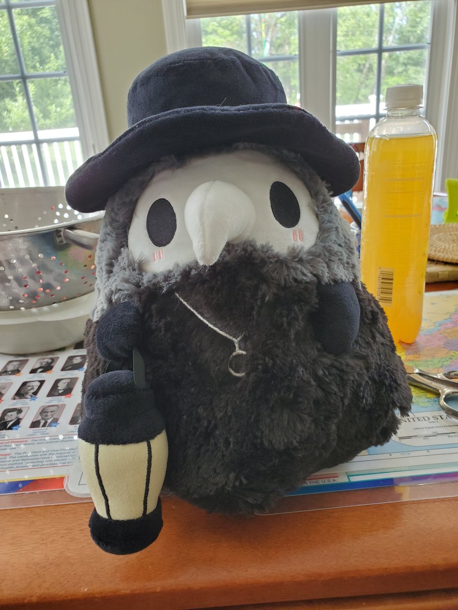 SeeItAllNow_'s tweet photo. Oh my god! He's so cuute!! Thank you so much, @squishable !
#plaguedoctor #squishables #plush https://t.co/b9fRXqCleo