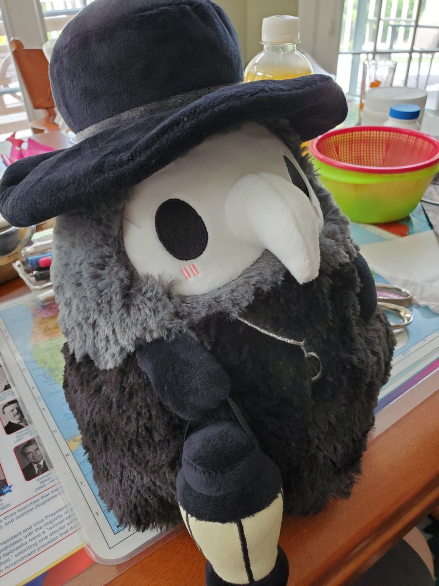 SeeItAllNow_'s tweet photo. Oh my god! He's so cuute!! Thank you so much, @squishable !
#plaguedoctor #squishables #plush https://t.co/b9fRXqCleo