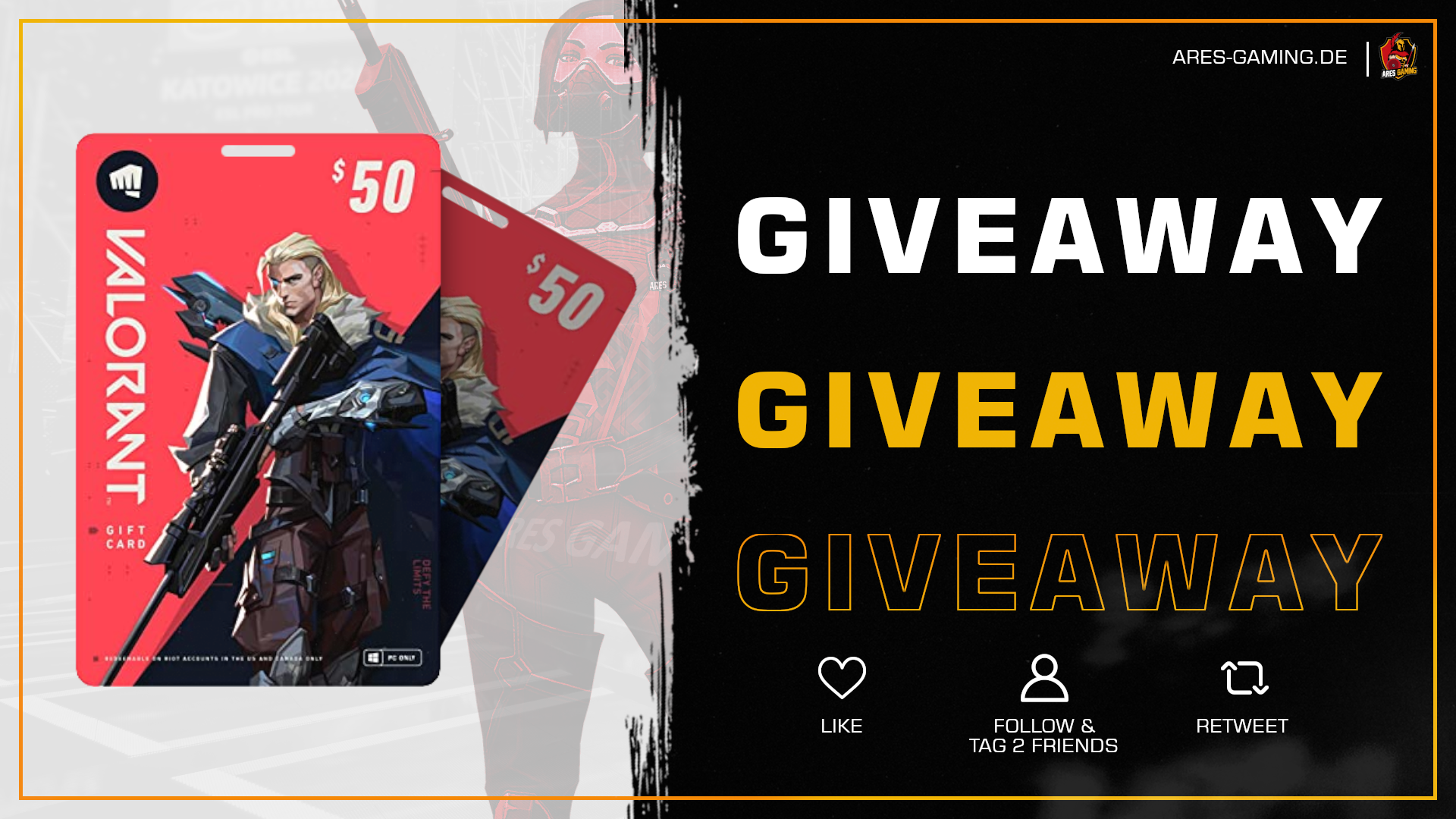 Ares Gaming On Twitter: To Celebrate The Completion Of Our Valorant Roster  We Would Like To Celebrate This With A Giveaway. Therefore We Are Giving  Away A 50€ Valorant Gift Card. To