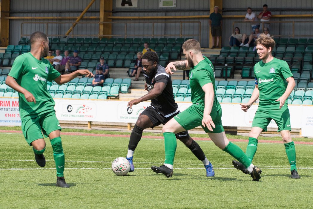 And even if you're not in it...STM Sports, 2020 League Cup finalists, a win from representing Wales in Scotland...Um, yeah. Demoted, folded.
