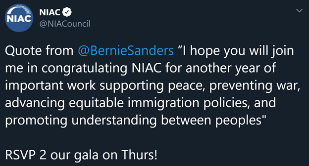 THREAD1)This is your periodic reminder that Sen.  @BernieSanders has very fond ties with  @NIACouncil,  #Iran’s main lobby group.Iranians have long criticized NIAC & used this hashtag: #NIACLobbies4Mullahs