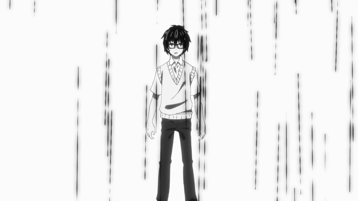 3-gatsu no Lion - The usage of water to visualize suffocation and tension (a thread).