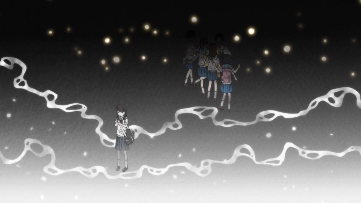 3-gatsu no Lion - The usage of water to visualize suffocation and tension (a thread).