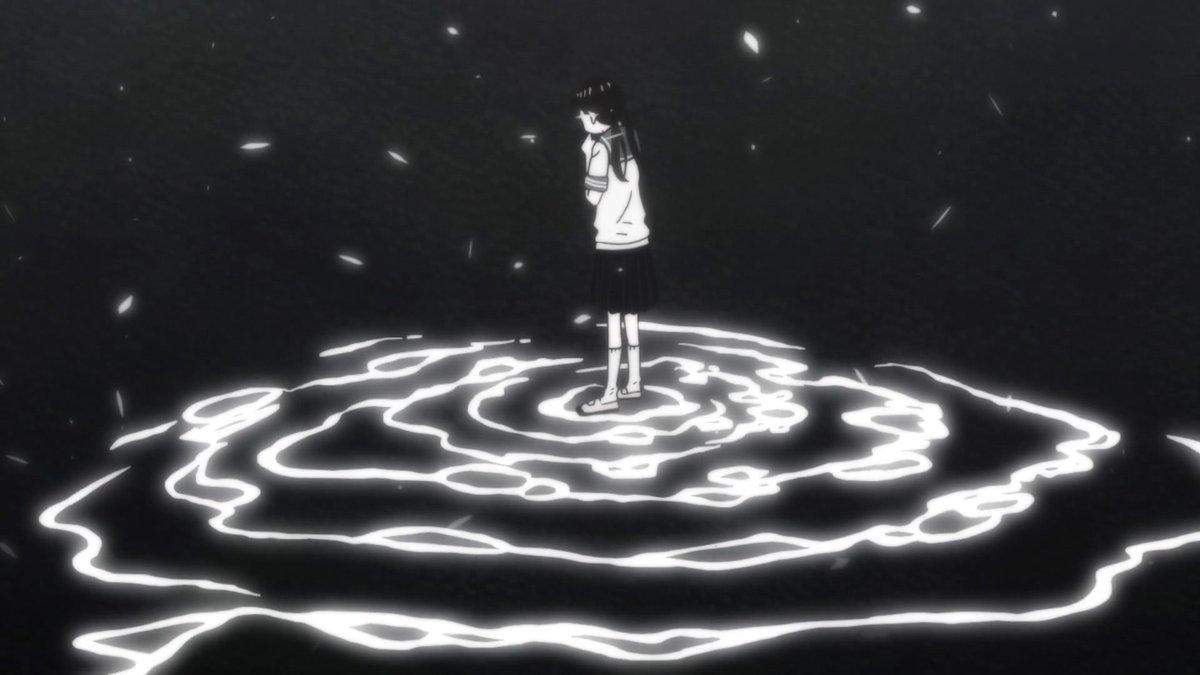 3-gatsu no Lion - The usage of water to visualize suffocation and tension (a thread).