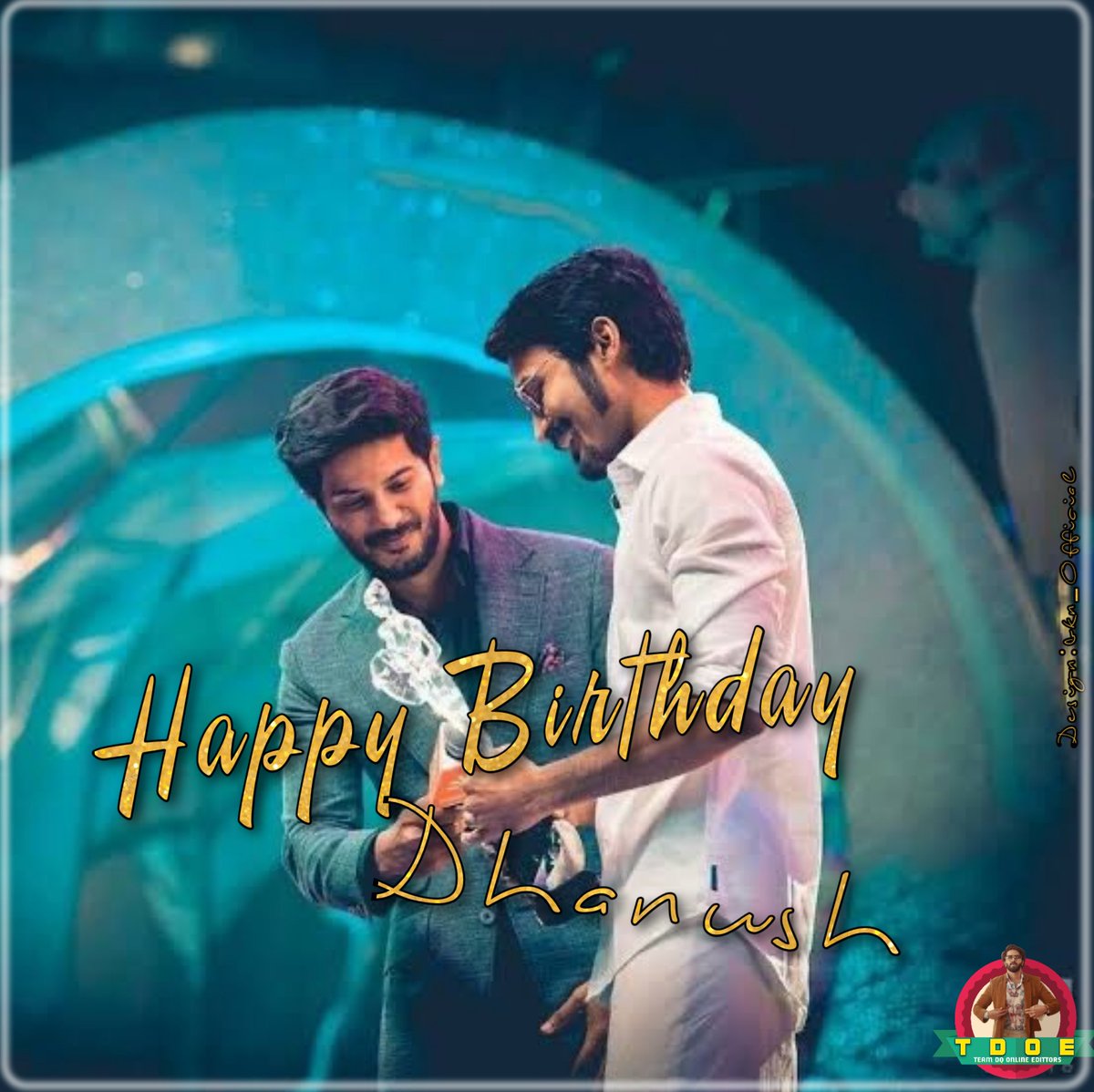 official_bkn's tweet photo. #HappyBirthdayDhanush #HappyBirthdayDULQUER https://t.co/z7rfg42IIN