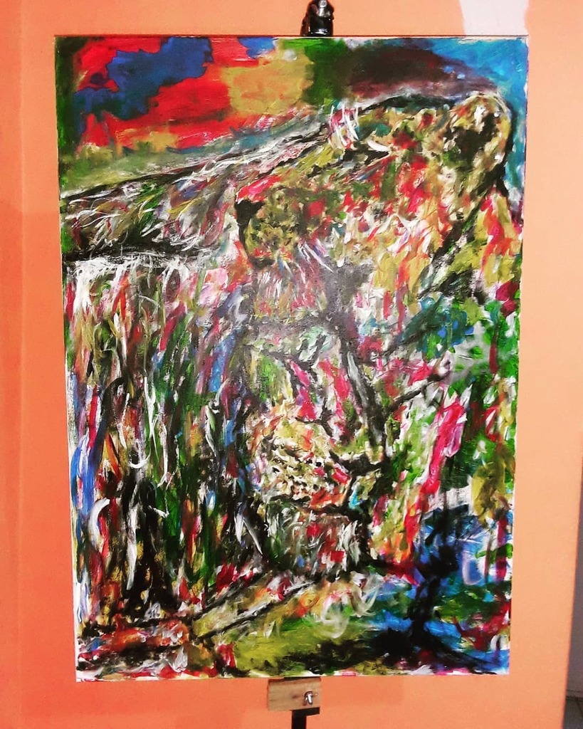 minigandaganda's tweet photo. Abstract wildlife portrait, 2019
80 x 64 cm, Acrylic on canvas

#newart #originalart #originalartforsale #artcommissions #customartwork #customart #artpatrons #uniqueart #exclusiveart #paintingcommissions #fineartcommissions #paintdaily #wallart #customp… https://t.co/CnsWidx7EK https://t.co/fbLNlcZmaP