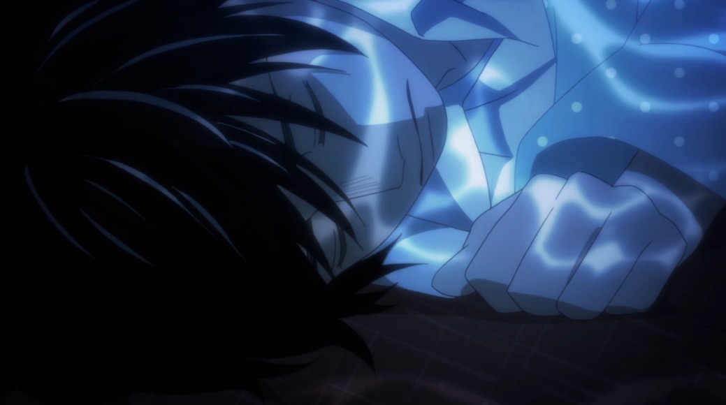 3-gatsu no Lion - The usage of water to visualize suffocation and tension (a thread).