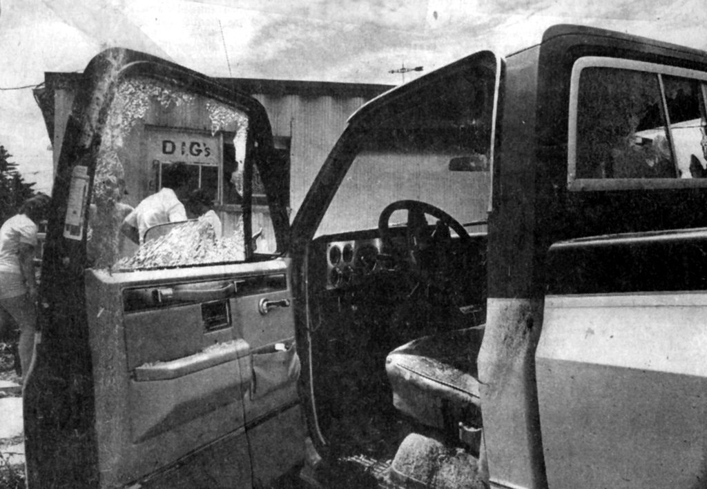 The next day--July 10, 1981, two snipers shot McElroy to death as he sat in his pickup.There were 46 witnesses.None of them saw a thing, and the case was immediately closed.