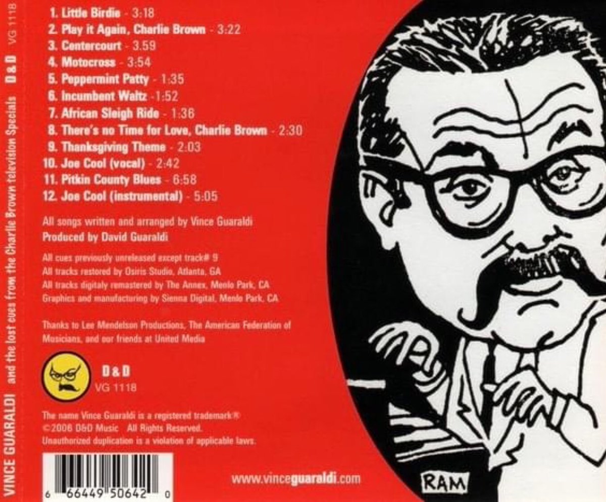 DrFunkGuaraldi's tweet photo. DID YOU KNOW? The logo for Guaraldi's D&amp;D label that was briefly resurrected by his son David in the 2000s, featuring the pianist's trademark handlebar moustache and glasses, was based on this photo? #VinceGuaraldi #PEANUTS #Snoopy #LinusandLucy #CharlesMSchulz #jazz https://t.co/ipKrkN1XZ6