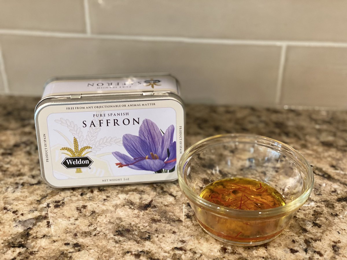 •Cooking with our Weldon Pure Spanish Saffron•