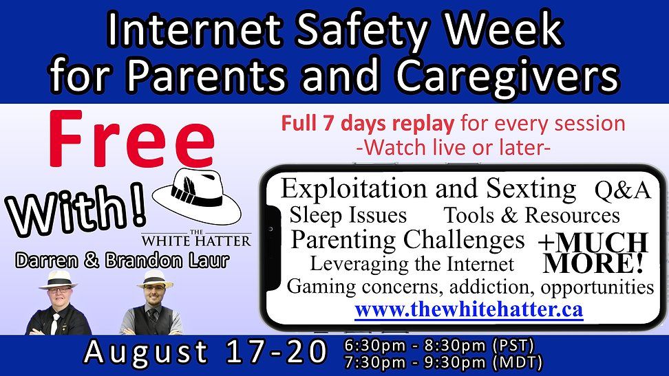 RandiFeigin's tweet photo. Don’t miss FREE social media safety and digital literacy workshop by @DarrenLaur Aug 17th-20th. More Info here: https://t.co/VHbczUlgin… #parenets #parenting #digitaliteracy #socialmediasafety #interentsafety #bced #backtoschool #bts2020 https://t.co/GCqgxgDjQc