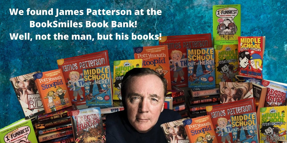 It would be great to get noticed by <a href="/JP_Books/">James Patterson</a>! And it would be amazing to have YOU visit our website to help support our mission with book/financial donations. booksmiles.org .
RT to help spread BOOK-WEALTH in Philly/NJ to kids in underserved communities.