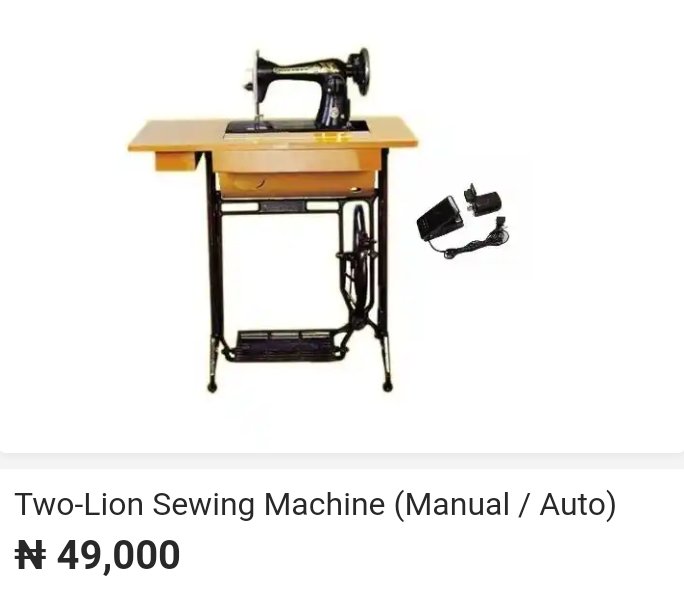 horpewesty's tweet photo. @djjimmyjatt Sewing machine sir
Biko help me
I will forever be grateful #HelpBolutoSheffield https://t.co/xOLyrVriMY