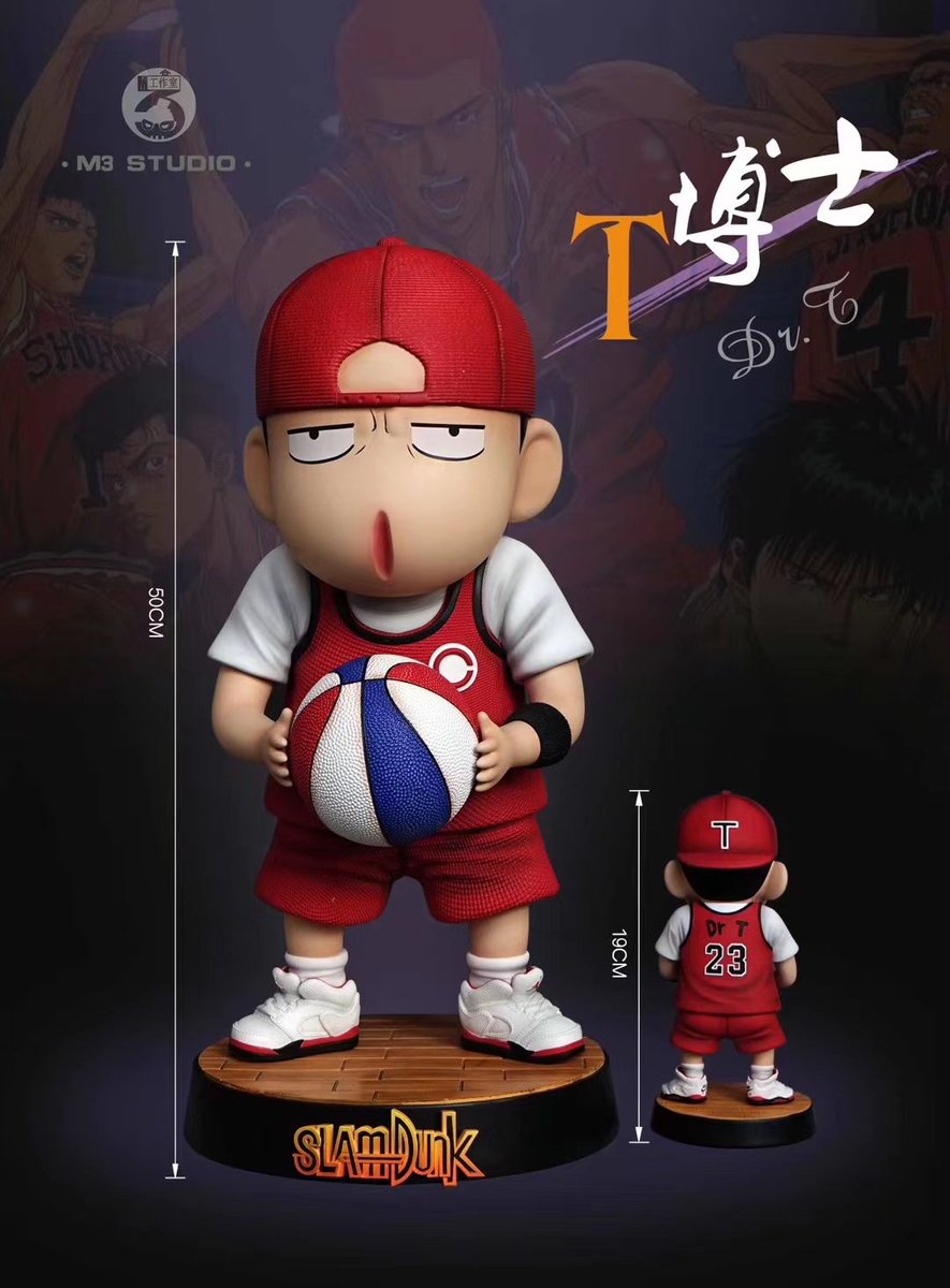 MundoKame's tweet photo. 🏀 ¡Esto es una genialidad! 🤣
M3 Studio – DR. T
- A: 144 € sin contar los gastos de envío ni aduanas!
- B: 70 €
- Medidas A: 58 cm, 24 cm, 25 cm
- Medidas B: 19 cm, 9 cm, 10 cm
- Lanzamiento: Q4 2020
- PO abierto!
#M3Studio #SlamDunk #SlamDunkAnimeRemake #DrT #DoctorT https://t.co/IDEi1E563s