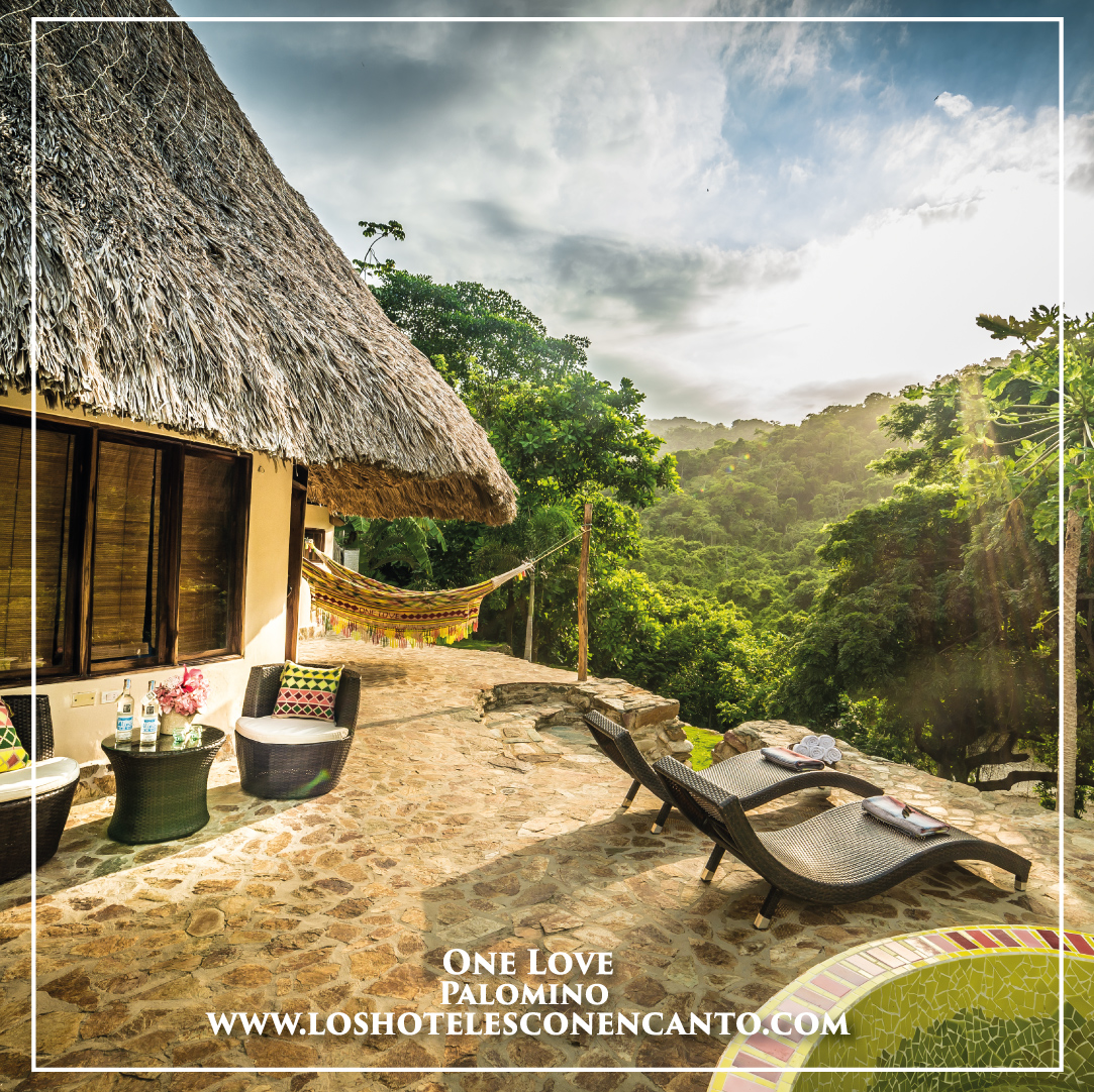PHotelesCE's tweet photo. En One Love encontrará Villas de diseño y ubicación excepcional en las faldas de la Sierra Nevada de Santa Marta y sobre la ribera de arena blanca del hermoso río Palomino. El lugar es una sinfonía de fauna nativa 🌸 https://t.co/6eohXl0CCC