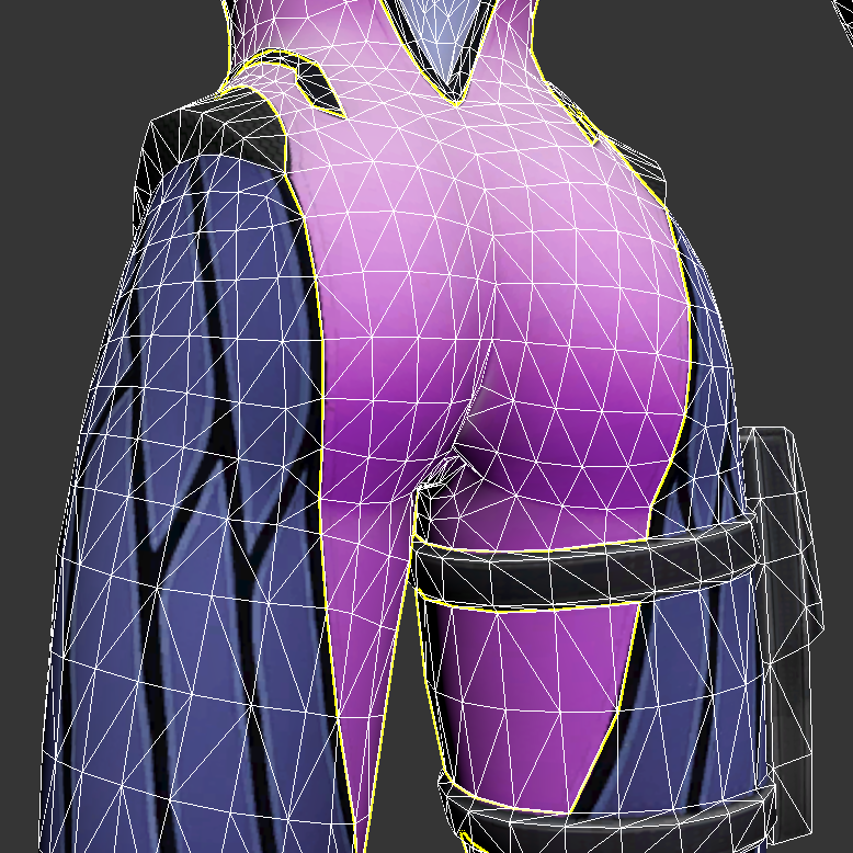 3DAssReview's tweet photo. Widowmaker (Overwatch, 2016) (Requested by @FloofOver)
Very impressive showing. Modeled well, high-poly, and makes wise use of seams in the UV to make some well-defined lines on the suit! My one gripe is an oddity with the texture near the crack, it looks... asymmetrical? 8.5/10 https://t.co/VqVnAtLSaF