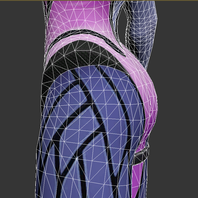 3DAssReview's tweet photo. Widowmaker (Overwatch, 2016) (Requested by @FloofOver)
Very impressive showing. Modeled well, high-poly, and makes wise use of seams in the UV to make some well-defined lines on the suit! My one gripe is an oddity with the texture near the crack, it looks... asymmetrical? 8.5/10 https://t.co/VqVnAtLSaF