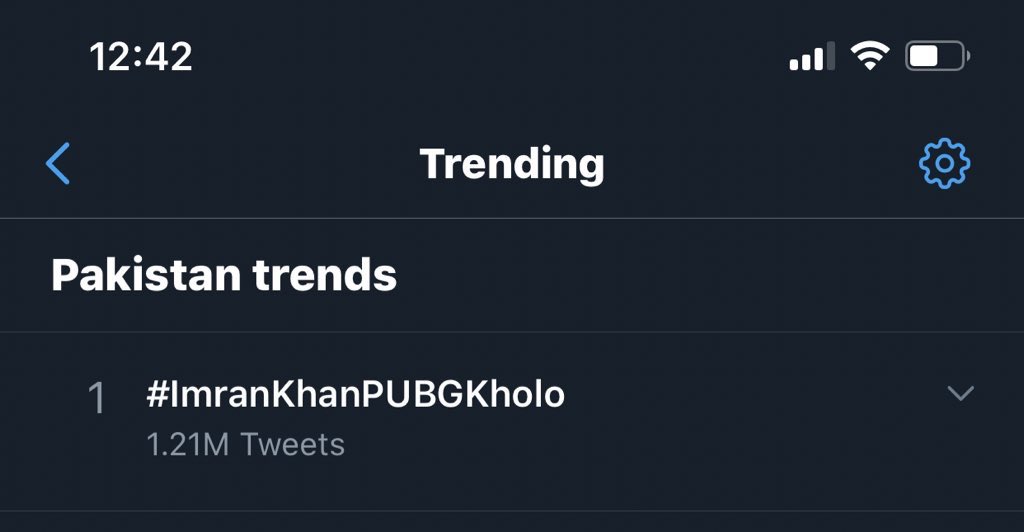 MisbahPathan14's tweet photo. Report this Hashtag  #imrankhanPUBGkolo to get this trending hashtag back #ImranKhanPUBGKholo with more than 1 million tweets. https://t.co/A2T0xrHElO