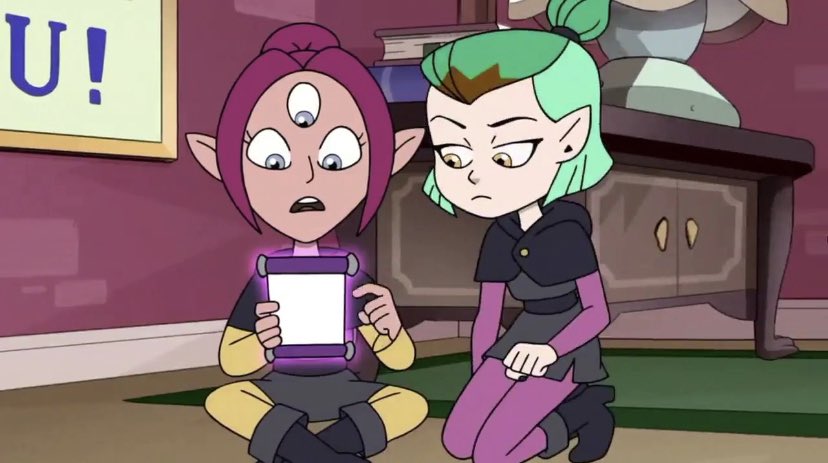 not only that, but she’s a Blight. and we all know our pals the Blights are veryyyy powerful. and yet boscha hangs out with amity. so i’m here thinking, what if she feels as though she’s constantly in amity’s shadow?